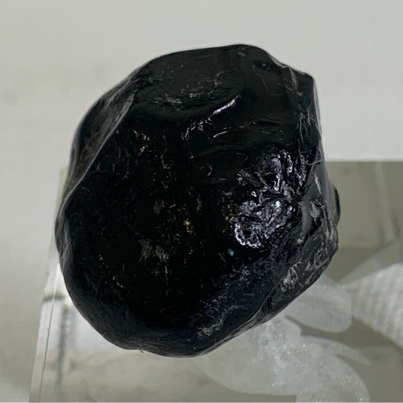 Apache Tears Natural Black Obsidian Crystal Healing Stone Raw Rough USA 1.2" - Picture 4 of 10
